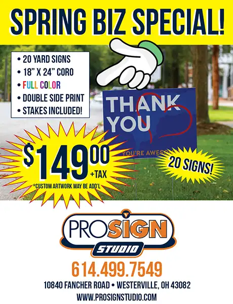 Prosign YARD SIGN
